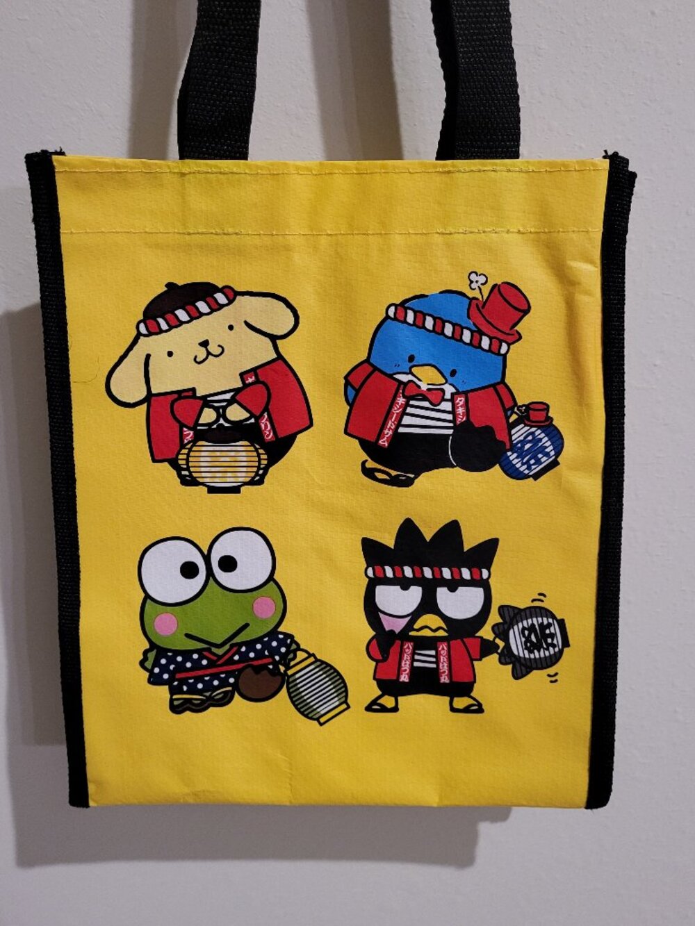 Sanrio x World Market Reusable Gift Bag - Pompompurin Keroppi Badtz-Maru